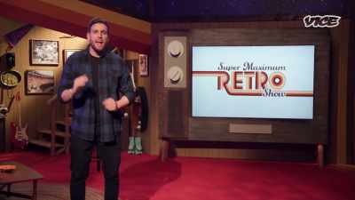 So sit back on
your beanbag chair, - Super Maximum Retro Show