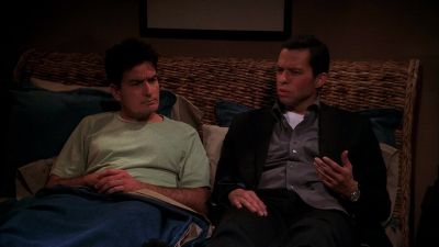 So... so if you slept
with Norma, - Two and a Half Men