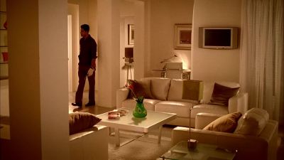 So somebody cleaned the
floor, forgot the ceiling. - CSI: Miami
