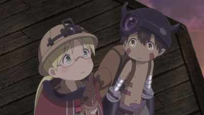 So, when someone approaches,
I was told they lower the gondola for them... - Made in Abyss: Journey's Dawn