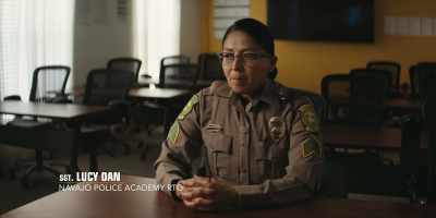 So sometimes we end up
way out there - Navajo Police: Class 57