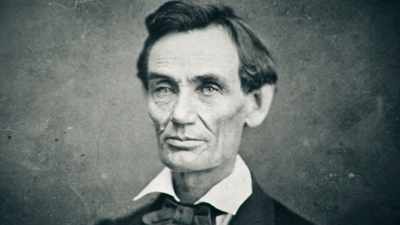 So step-by-step, he's
accepting the fact that, - Abraham Lincoln