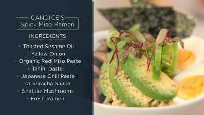 So stuff that'll be good for our skin, - Selena + Chef