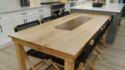 So this table is hand-made.
It's oak, heirloom quality. - Help! I Wrecked My House