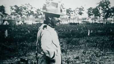 So he talked his old
friend from the frontier, - Theodore Roosevelt