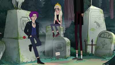 So tall we could never, like,
actually hear her backstory, - Grimsburg