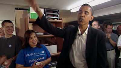 -So, thank you so much, guys.
-(CROWD CHEERING, APPLAUDING) - Obama: In Pursuit of a More Perfect Union