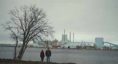So, that's Canada across
the river there. - International Falls