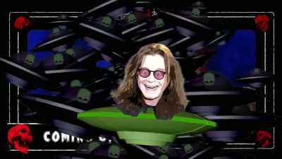 So, that's the crop circle,
they ended up realizing - The Osbournes Want to Believe