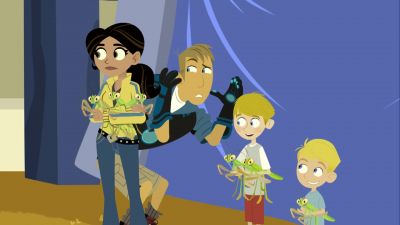 So, that's where
my toy monkey was. - Wild Kratts