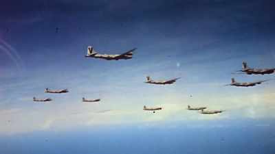 SO THE B-29s COMING FROM INDIA
ARE BASICALLY SUPPLY PLANES, - The Pacific War in Color