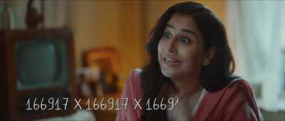 So the cube of 166917
has to end in 3! - Shakuntala Devi