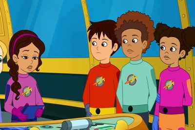 So the deeper you go,
the less light there is. - The Magic School Bus Rides Again