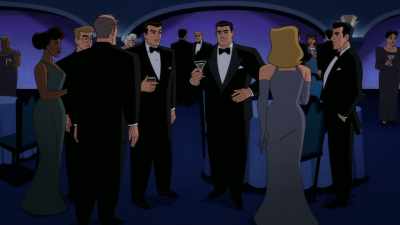 So the duchess says,
"No, not on the first date." - Batman: Caped Crusader