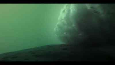 So, the final step is
to blow a net of bubbles... - Our Oceans