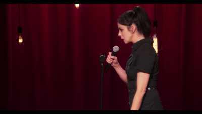 So, the first day of acting class,
he said this: - Sarah Silverman: A Speck of Dust