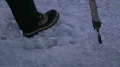 So the ice pick is a
super vital tool out here - Life Below Zero: Next Generation