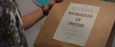 So, the microchip is inside.
Keep it private. - Barb and Star Go to Vista Del Mar