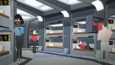 So the moon's decaying
orbit could cause catastrophic - Star Trek: Lower Decks