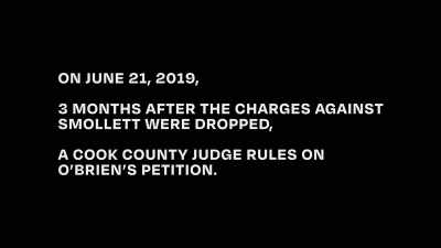 So the opinion came out - Jussie Smollett: Anatomy of a Hoax