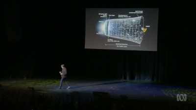 So, the picture is this - the
universe is expanding and cooling. - Brian Cox: Life Of A Universe