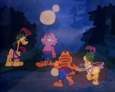 So the pirate ghosts got the treasure - Garfield in Disguise