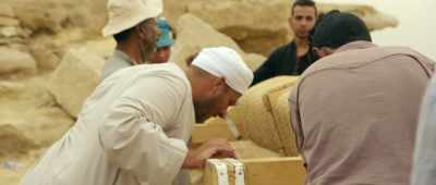 So, the priests would take them
into these old tombs - Secrets of the Saqqara Tomb