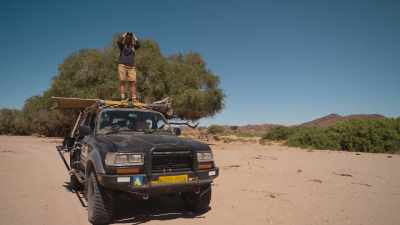 So, the team joined
guide Rayne Brehem - The Secret Lives of Animals