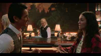 -So the thing is--
-La-la-la-la… - Love Hard