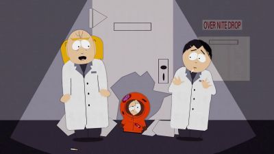 So then
the necrophiliac says, - South Park