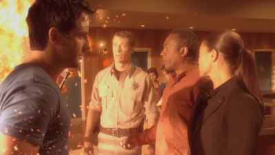 SO THERE WAS A SHOCK WAVE
BEFORE THE FLAMES. - Eureka