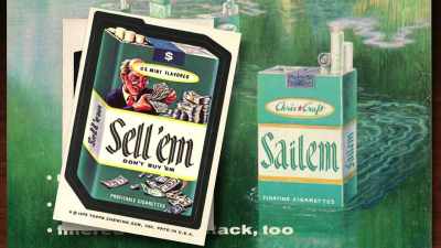 So there's a visual besides just - 30 Years of Garbage: The Garbage Pail Kids Story