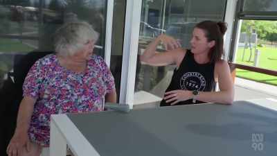 So there's actually chairs
that can stand them up, - Miriam Margolyes: Australia Unmasked