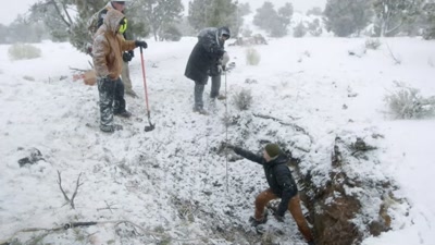So, there's more loose soil
back there, but it goes back. - Beyond Skinwalker Ranch