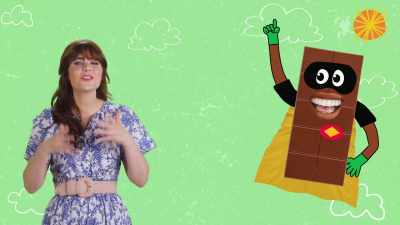 So, these chocolate
adjacent terms signal that - What Am I Eating? With Zooey Deschanel