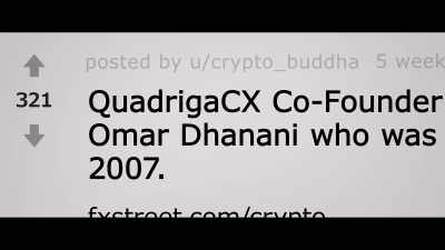 So these posts were essentially alleging - Trust No One: The Hunt for the Crypto King