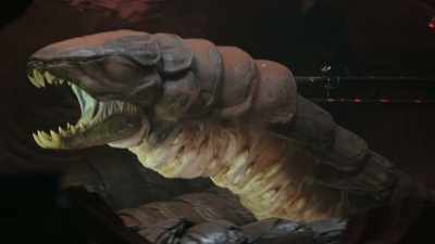 So they had a pretty impressive
stand-in version of that creature. - The Skywalker Legacy