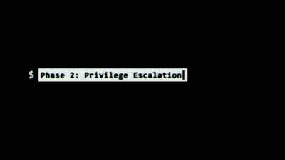 So they're looking for a user
with escalated privileges, - Cyberwar