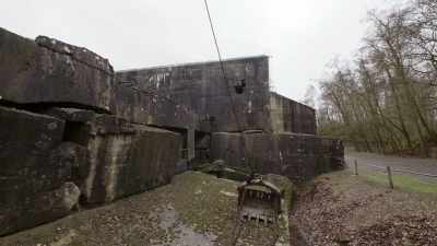 So they're looking at the site
and saying, - Secret Nazi Ruins