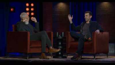 So they're tracking Joaquin Phoenix
through the scene, - That’s My Time with David Letterman