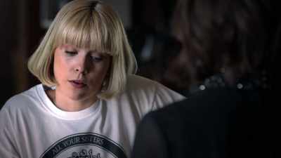 - So, things aren't
gonna be, like, - Don't Let Her In