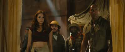 So thinking there's a, um.... - Jumanji: Welcome to the Jungle