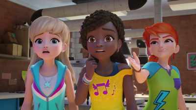 So...this painting's
history, right? - LEGO Friends: Girls on a Mission