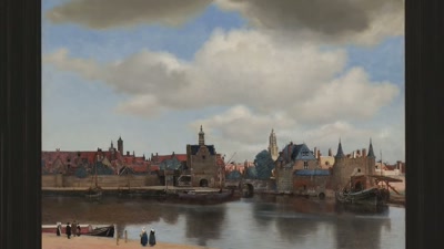 So those were kind of mirrors
laying in the fields - Vermeer: The Greatest Exhibition