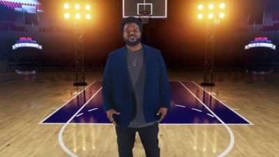 SO, THROW A SHRIMP ON THE
BARBIE, AND LET'S EXPLORE THE - Harlem Globetrotters: Play It Forward