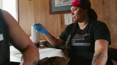 So traditionally, our
people use bone needles, - Life Below Zero: First Alaskans
