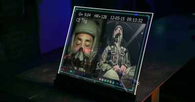 So, they train in a simulator
to practice breathing, tense muscles, - White Rabbit Project