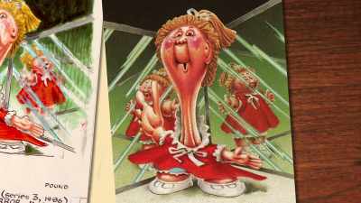 So, you transfer it,
do the flesh in one hour, - 30 Years of Garbage: The Garbage Pail Kids Story
