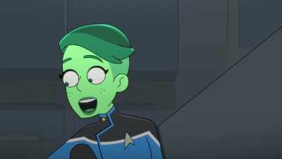 So, uh, hey, um,
before we left the Vancouver, - Star Trek: Lower Decks