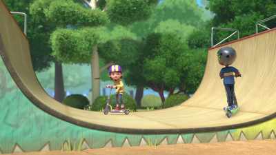 So, um, are you ready
to drop into the half-pipe? - The Adventures of Paddington